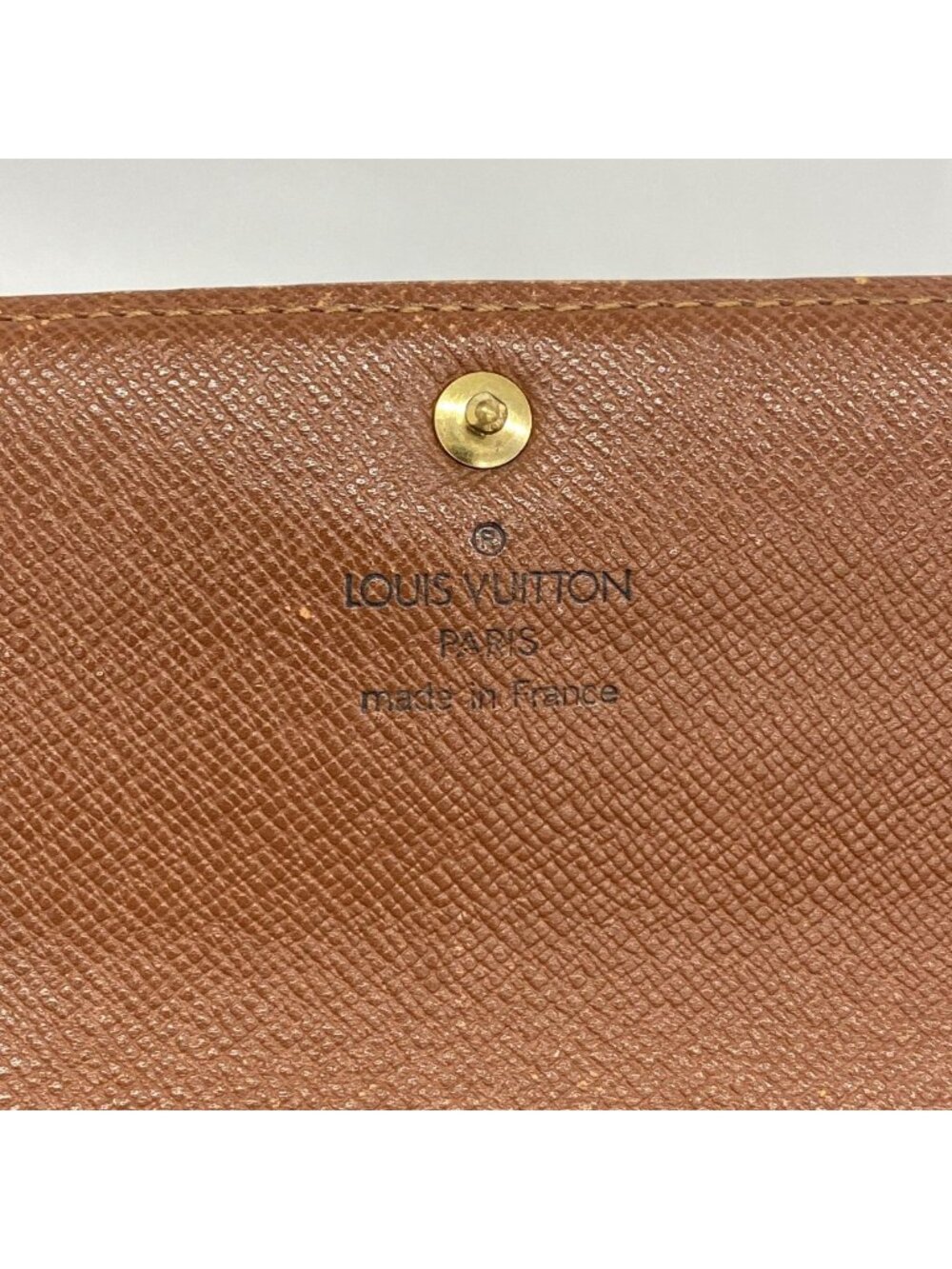 Louis Vuitton Wallet Monogram Pochette Porte-Monnaie Cles Brown - Picture 4 of 10